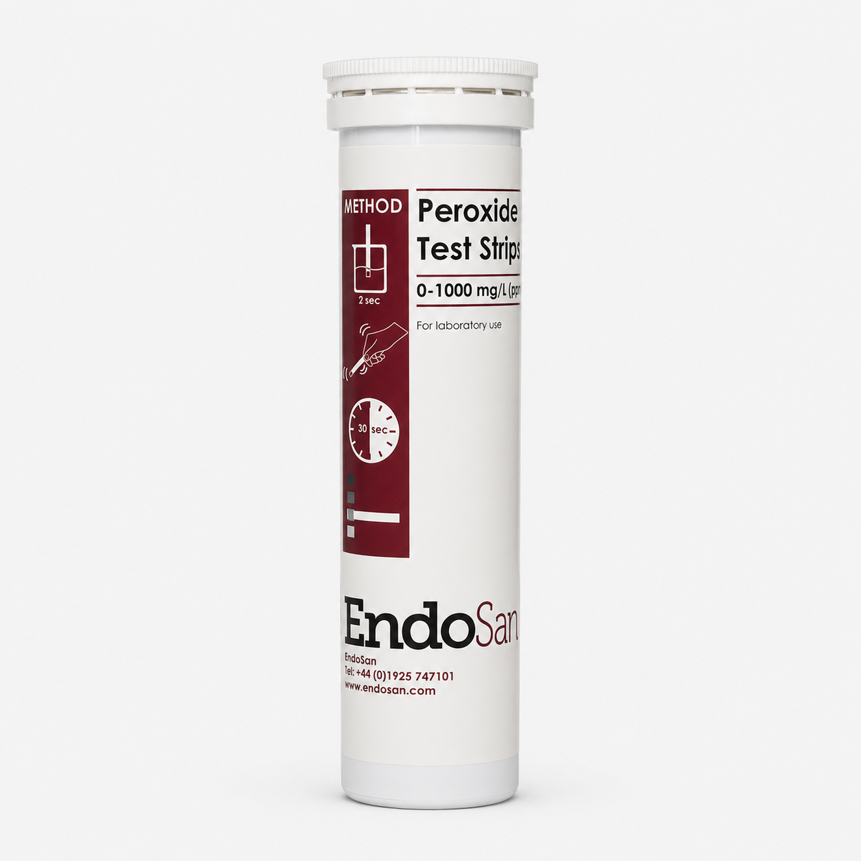 Hydrogen Peroxide Test Strips 0-1000ppm (100 pack)