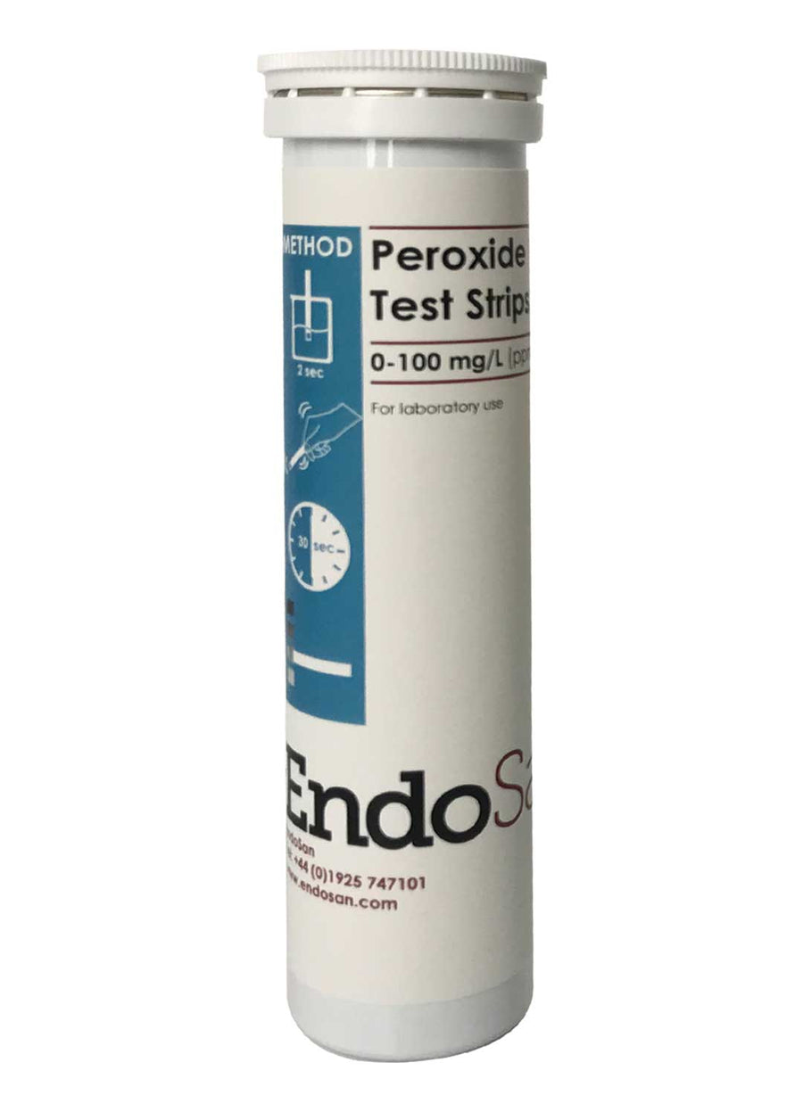 Hydrogen Peroxide Test Strips 0-100ppm (100 pack)