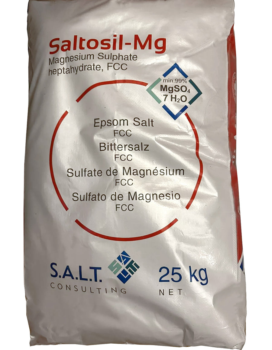 Epsom Salt for Float Tanks 25kg x 12 (300kg)